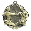 Medal, "Karate" - 1 3/4" Wreath Edging